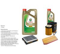 DENCKERMANN Pacchetto di ispezione 6L CASTROL EDGE 5W-30 C3 per Mercedes-Benz