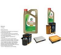 DENCKERMANN Pacchetto di ispezione 6L CASTROL EDGE 5W-30 C3 per Mercedes-Benz