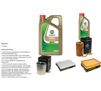 DENCKERMANN Pacchetto di ispezione 6L CASTROL EDGE 5W-30 C3 per Mercedes-Benz