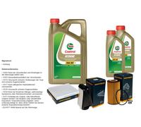 DENCKERMANN Pacchetto di ispezione 7L CASTROL EDGE 5W-30 C3 per Mercedes-Benz