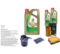 DENCKERMANN Pacchetto di ispezione 7L CASTROL EDGE 5W-30 C3 per Mercedes-Benz