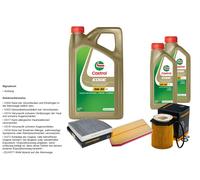 DENCKERMANN Pacchetto di ispezione 7L CASTROL EDGE 5W-30 C3 per Mercedes-Benz