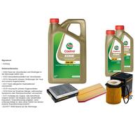 DENCKERMANN Pacchetto di ispezione 7L CASTROL EDGE 5W-30 C3 per Mercedes-Benz