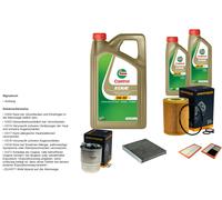 DENCKERMANN Pacchetto di ispezione 7L CASTROL EDGE 5W-30 C3 per Mercedes-Benz