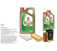 DENCKERMANN Pacchetto di ispezione 7L CASTROL EDGE 5W-30 C3 per Mercedes-Benz