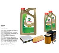 DENCKERMANN Pacchetto di ispezione 7L CASTROL EDGE 5W-30 C3 per Mercedes-Benz