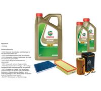 DENCKERMANN Pacchetto di ispezione 7L CASTROL EDGE 5W-30 C3 per Mercedes-Benz