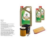 DENCKERMANN Pacchetto di ispezione 7L CASTROL EDGE 5W-30 C3 per Mercedes-Benz
