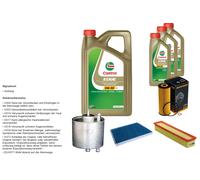 DENCKERMANN Pacchetto di ispezione 8L CASTROL EDGE 5W-30 C3 per Mercedes-Benz