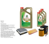 DENCKERMANN Pacchetto di ispezione 8L CASTROL EDGE 5W-30 C3 per Mercedes-Benz