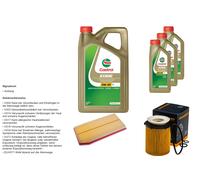 DENCKERMANN Pacchetto di ispezione 8L CASTROL EDGE 5W-30 C3 per Mercedes-Benz