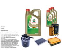 DENCKERMANN Pacchetto di ispezione 8L CASTROL EDGE 5W-30 C3 per Mercedes-Benz