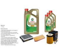 DENCKERMANN Pacchetto di ispezione 8L CASTROL EDGE 5W-30 C3 per Mercedes-Benz