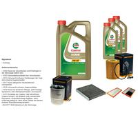 DENCKERMANN Pacchetto di ispezione 8L CASTROL EDGE 5W-30 C3 per Mercedes-Benz