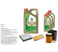 DENCKERMANN Pacchetto di ispezione 8L CASTROL EDGE 5W-30 C3 per Mercedes-Benz
