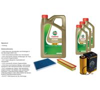 DENCKERMANN Pacchetto di ispezione 8L CASTROL EDGE 5W-30 C3 per Mercedes-Benz