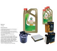 DENCKERMANN Pacchetto di ispezione 8L CASTROL EDGE 5W-30 C3 per Mercedes-Benz