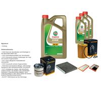 DENCKERMANN Pacchetto di ispezione 8L CASTROL EDGE 5W-30 C3 per Mercedes-Benz