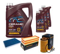 DENCKERMANN Pacchetto di ispezione 8L MANNOL Ceramica Pro 10W-40 per