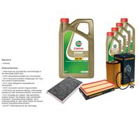 DENCKERMANN Pacchetto di ispezione 9L CASTROL EDGE 5W-30 C3 per Mercedes-Benz