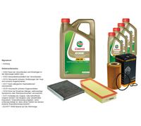 DENCKERMANN Pacchetto di ispezione 9L CASTROL EDGE 5W-30 C3 per Mercedes-Benz