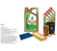 DENCKERMANN Pacchetto di ispezione 9L CASTROL EDGE 5W-30 C3 per Mercedes-Benz