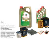 DENCKERMANN Pacchetto di ispezione 9L CASTROL EDGE 5W-30 C3 per Mercedes-Benz