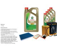 DENCKERMANN Pacchetto di ispezione 9L CASTROL EDGE 5W-30 C3 per Mercedes-Benz