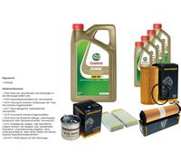 DENCKERMANN Pacchetto di ispezione 9L CASTROL EDGE 5W-30 C3 per Mercedes-Benz