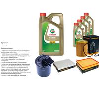 DENCKERMANN Pacchetto di ispezione 9L CASTROL EDGE 5W-30 C3 per Mercedes-Benz