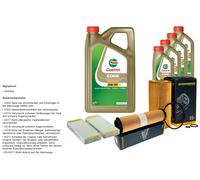 DENCKERMANN Pacchetto di ispezione 9L CASTROL EDGE 5W-30 C3 per Mercedes-Benz