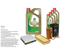 DENCKERMANN Pacchetto di ispezione 9L CASTROL EDGE 5W-30 C3 per Mercedes-Benz