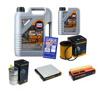 DENCKERMANN Pacchetto Di Ispezione Liqui Moly Top Tec 4200 5W-30 6L per Fiat