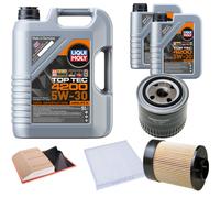 DENCKERMANN Pacchetto Di Ispezione Liqui Moly Top Tec 4200 5W-30 7L per Iveco