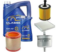 DENCKERMANN Pacchetto di ispezione MANNOL Classic 10W-40 6L per Citröen Berlingo