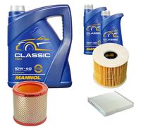DENCKERMANN Pacchetto di ispezione MANNOL Classic 10W-40 7L per Citröen Berlingo