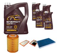 DENCKERMANN Pacchetto di ispezione MANNOL Combi LL 5W-30 9L per