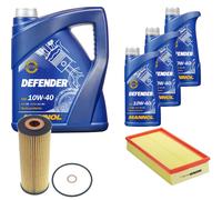 DENCKERMANN Pacchetto di ispezione MANNOL Defender 10W-40 8L per Mercedes Classe