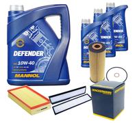 DENCKERMANN Pacchetto di ispezione MANNOL Defender 10W-40 8L per Mercedes Classe