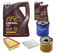 DENCKERMANN Pacchetto di ispezione MANNOL Diesel TDI 5W-30 7L per Citroën