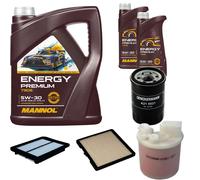 DENCKERMANN Pacchetto di ispezione MANNOL Energy Premium 5W-30 7L per Hyundai