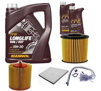 DENCKERMANN Pacchetto di ispezione MANNOL Longlife 5W-30 7L per Mercedes-Benz