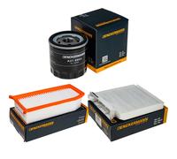 DENCKERMANN Set di filtri del pacchetto di ispezione adatto per Dacia Duster