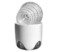 Dendrobium Orchid Pot - White Decorative Orchid Container, ABS Dendrobium Container Pot, Planting Sleeve Tool | Root Guide System Planting Tool For Bookshelf, Window Sill, Balcony, Desktop