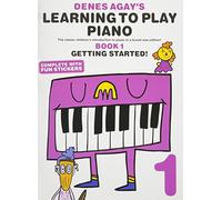 Denes Agay Learning To Play Piano 1 Getting (Tascabile)