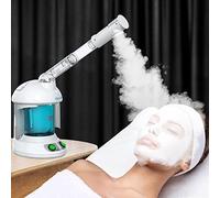Denfany Nano Ionic - Vaporizzatore facciale con braccio estensibile rotante a 360°, portatile, per la cura della persona a casa o in salone (blu)