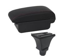 DENGG Scatola per Bracciolo Scatola Portaoggetti per Bracciolo Centrale per Auto con Accessori Decorativi USB per Peugeot 108 OOPUHKSY(B1 3USB)