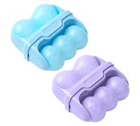 Dengthrive Ice Roller Face: 2 in 1 Doppia Testa Ice Roller Face Portatile Riduce il Gonfiore, Rassoda il Viso e Allevia L'affaticamento e lo Stress (Viola + Blu)