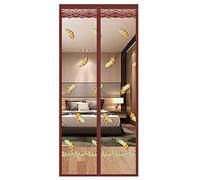 DENGZH Tenda Zanzariera Magnetica per Porta,Zanzariere Magnetiche Chiudi Automaticamente Totalmente Magnetica per Casa Ufficio Schermi Fotogramma Intero (Color : A, Dimensione : 90x210cm(35x83inch))