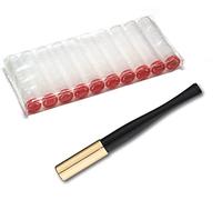 Denicotea Porta sigarette serie Lady Ejector con slot per filtro e 10 filtri gratuiti - Nero - Aggiungi stile e raffinatezza - Evita labbra e dita macchiate - Ingegneria tedesca - 20202